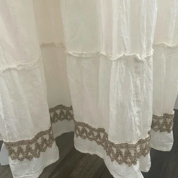 Me 2 Magic Eyelet Cream Lace Dress, XL - Picture 6 of 7